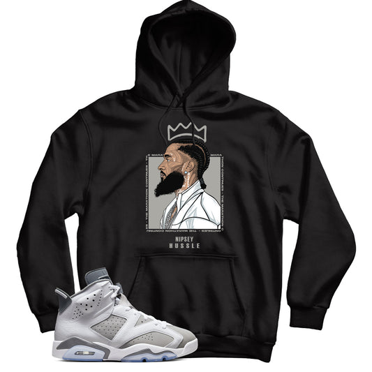 Hoodie Match Jordan 6 Cool Grey