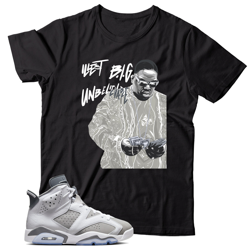 Shirt Match Air Jordan 6 Cool Grey