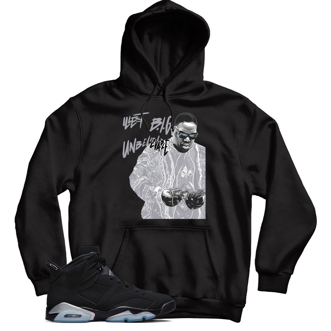 Jordan 6 Metallic Silver hoodie