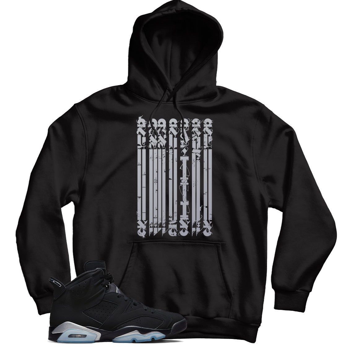 Jordan 6 Metallic Silver hoodie