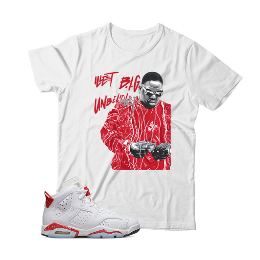 Jordan 6 Red Oreo t shirt