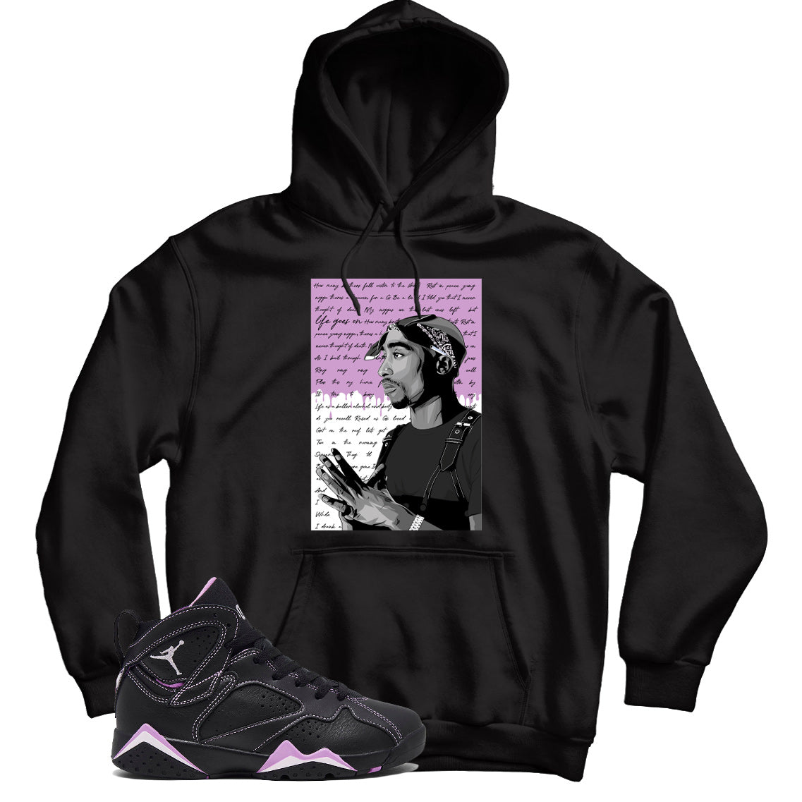 Jordan 7 Barely Grape hoodie