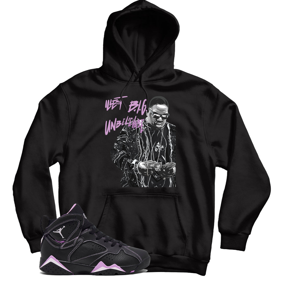 Jordan 7 Barely Grape hoodie