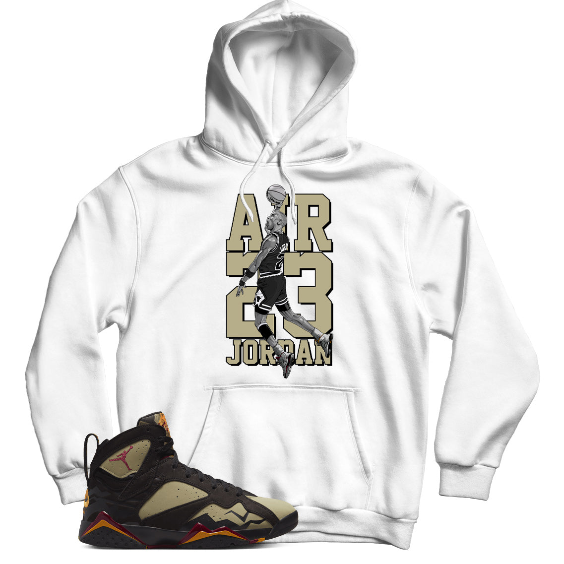 Jordan 7 Black Olive hoodie