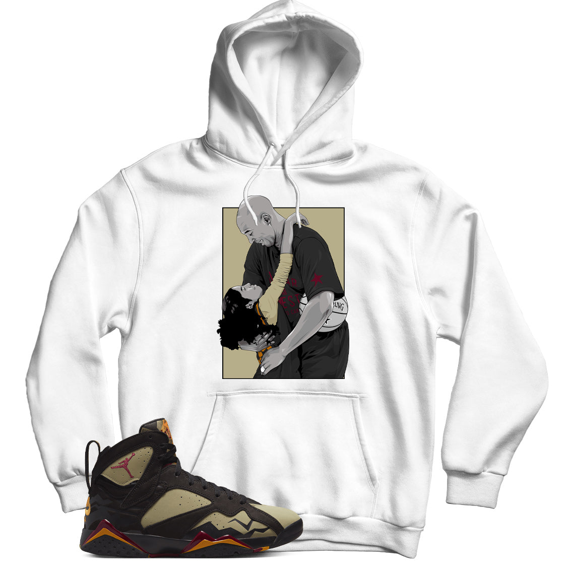 Jordan 7 Black Olive hoodie