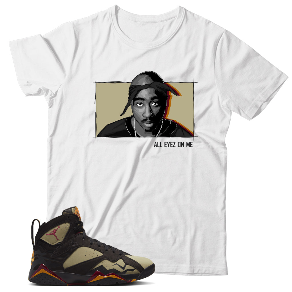 Jordan 7 Black Olive shirt