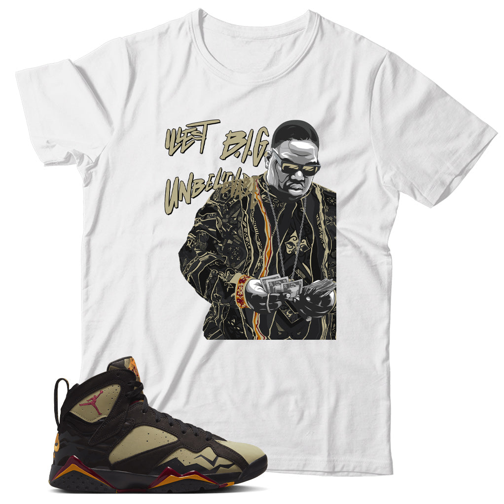 Jordan 7 Black Olive shirt