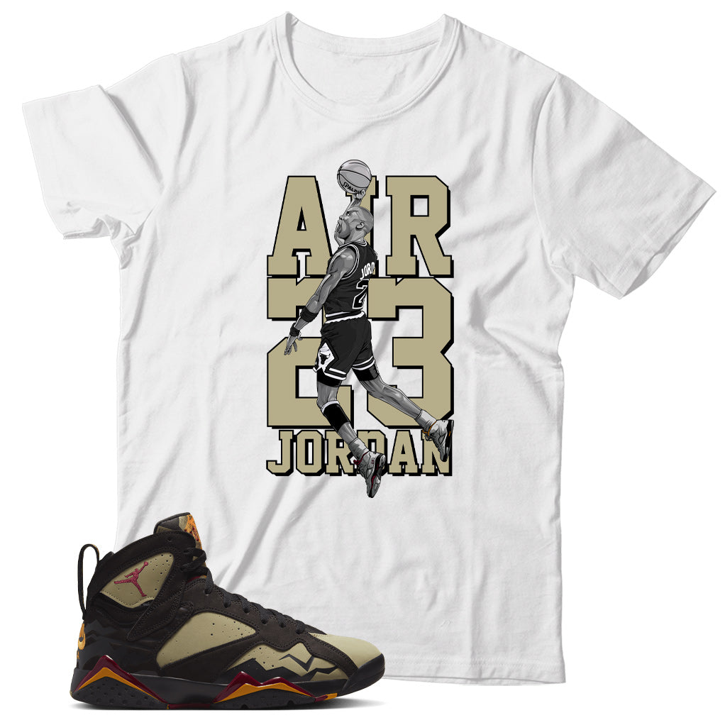 Jordan 7 Black Olive shirt