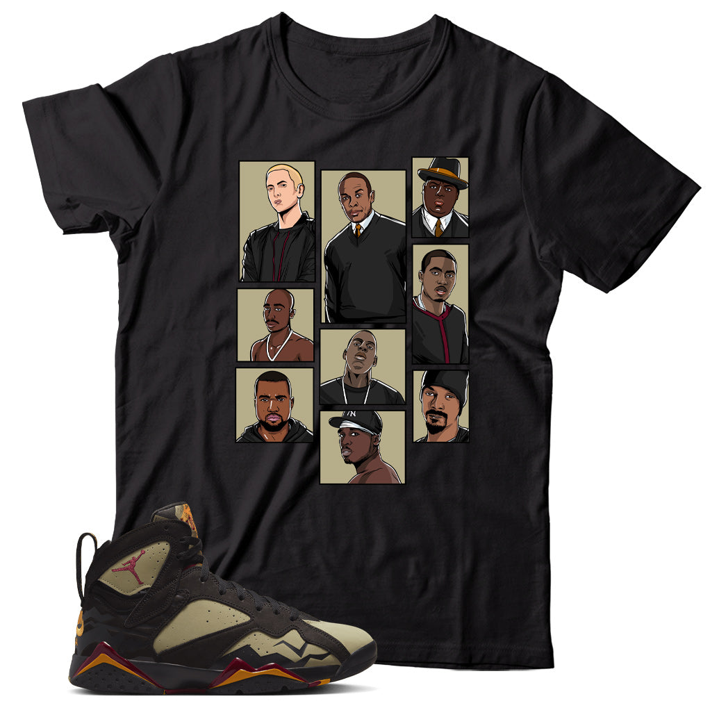 Jordan 7 Black Olive t shirt