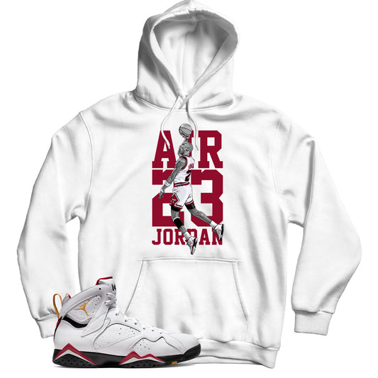 Jordan 7 Cardinal hoodie