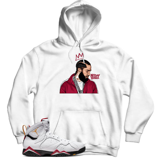 Jordan 7 Cardinal hoodie