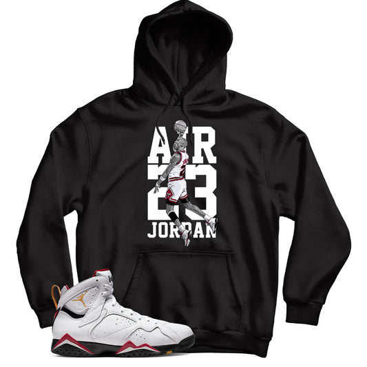 Jordan 7 Cardinal hoodie