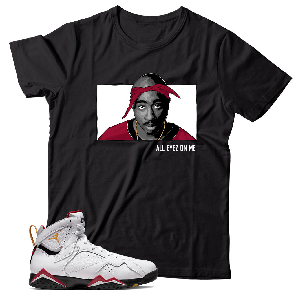 Jordan 7 Cardinal shirt