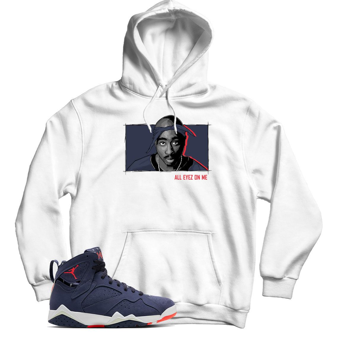 Jordan 7 Quai 54 hoodie