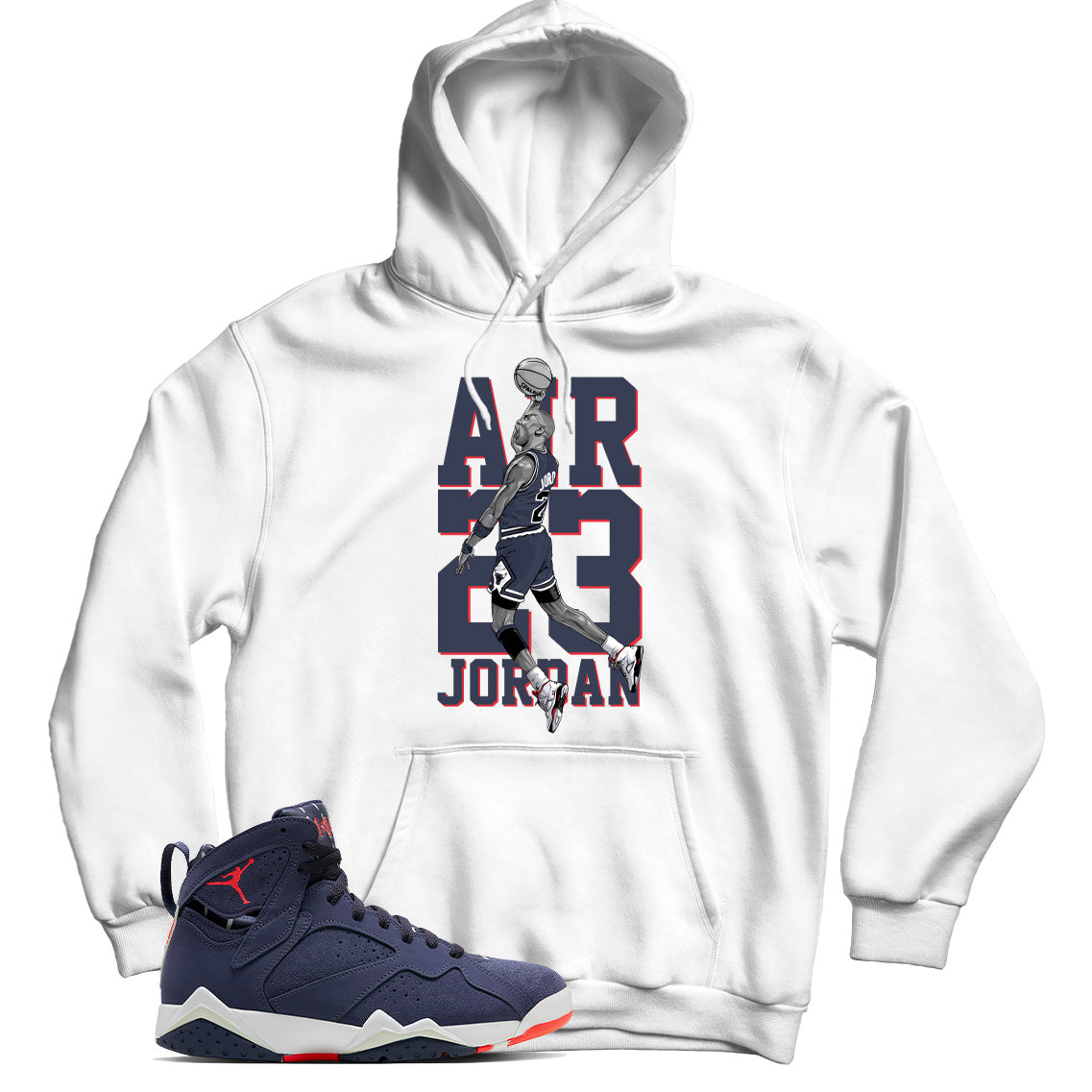 Jordan 7 Quai 54 hoodie