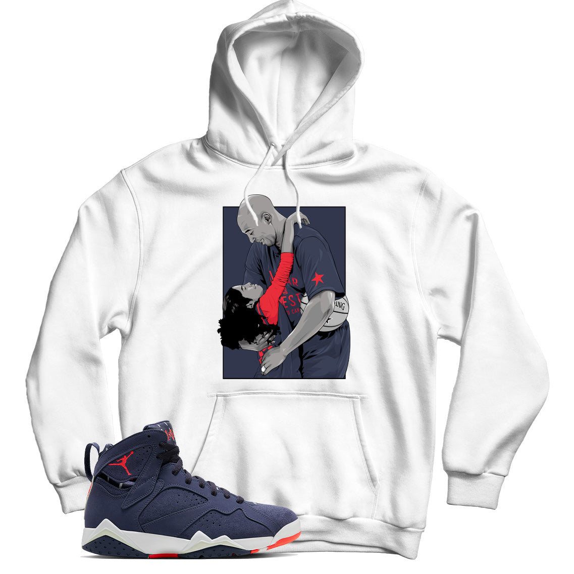 Jordan 7 Quai 54 hoodie