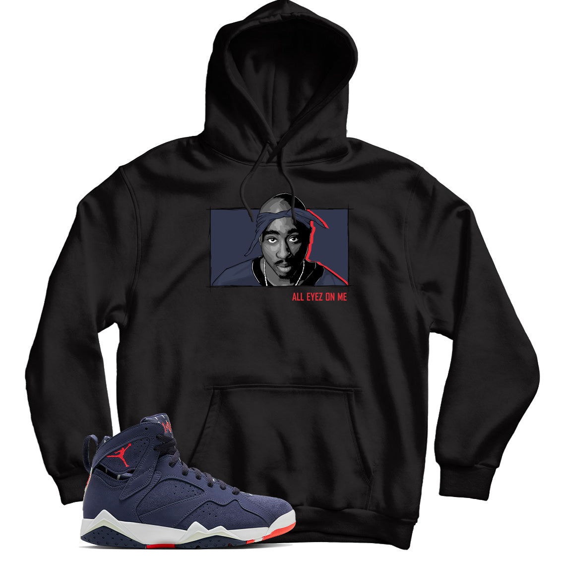 Jordan 7 Quai 54 hoodie