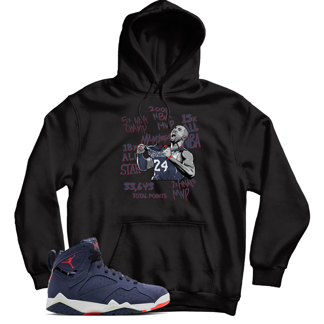 Jordan 7 Quai 54 hoodie