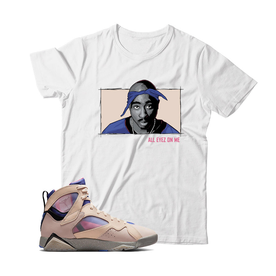 Jordan 7 Sapphire shirt