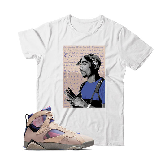 Jordan 7 Sapphire shirt