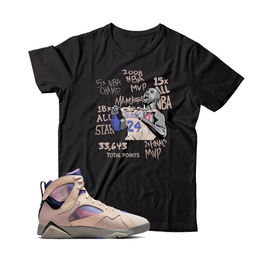 Jordan 7 Sapphire shirt