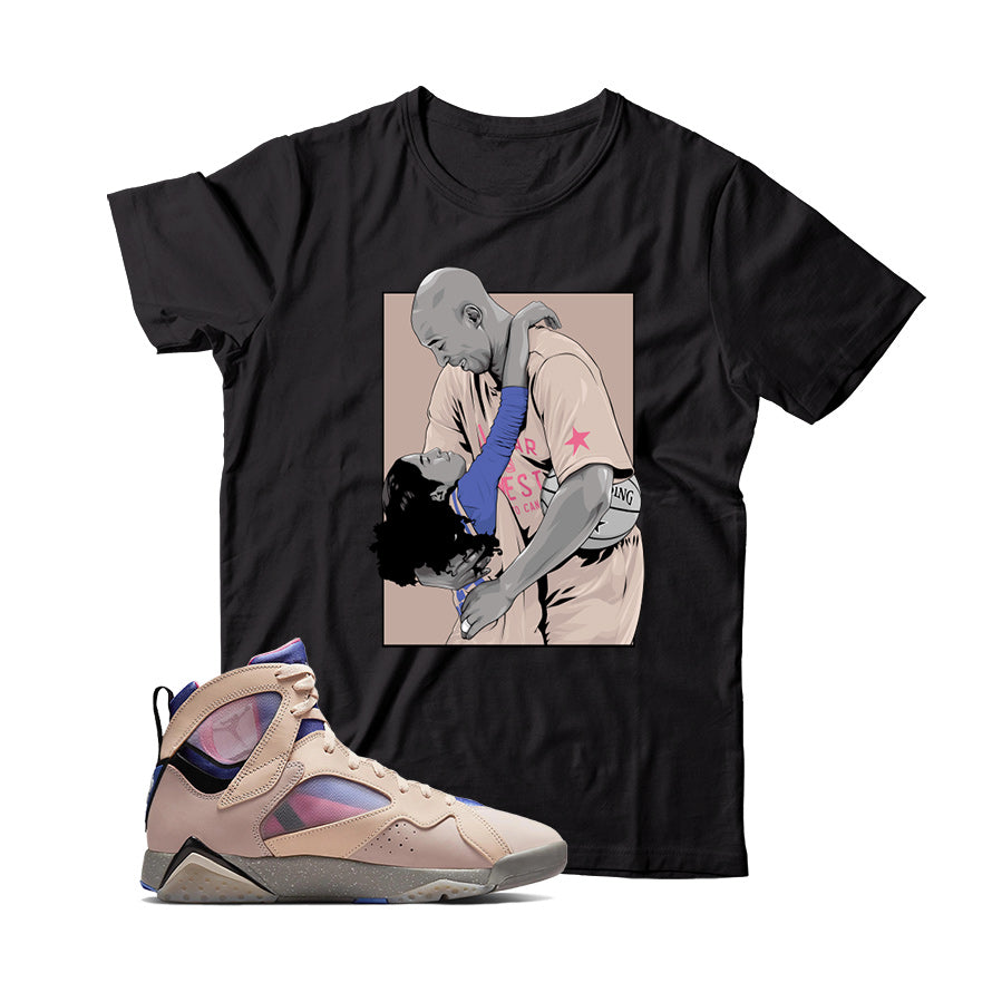 Jordan 7 Sapphire shirt