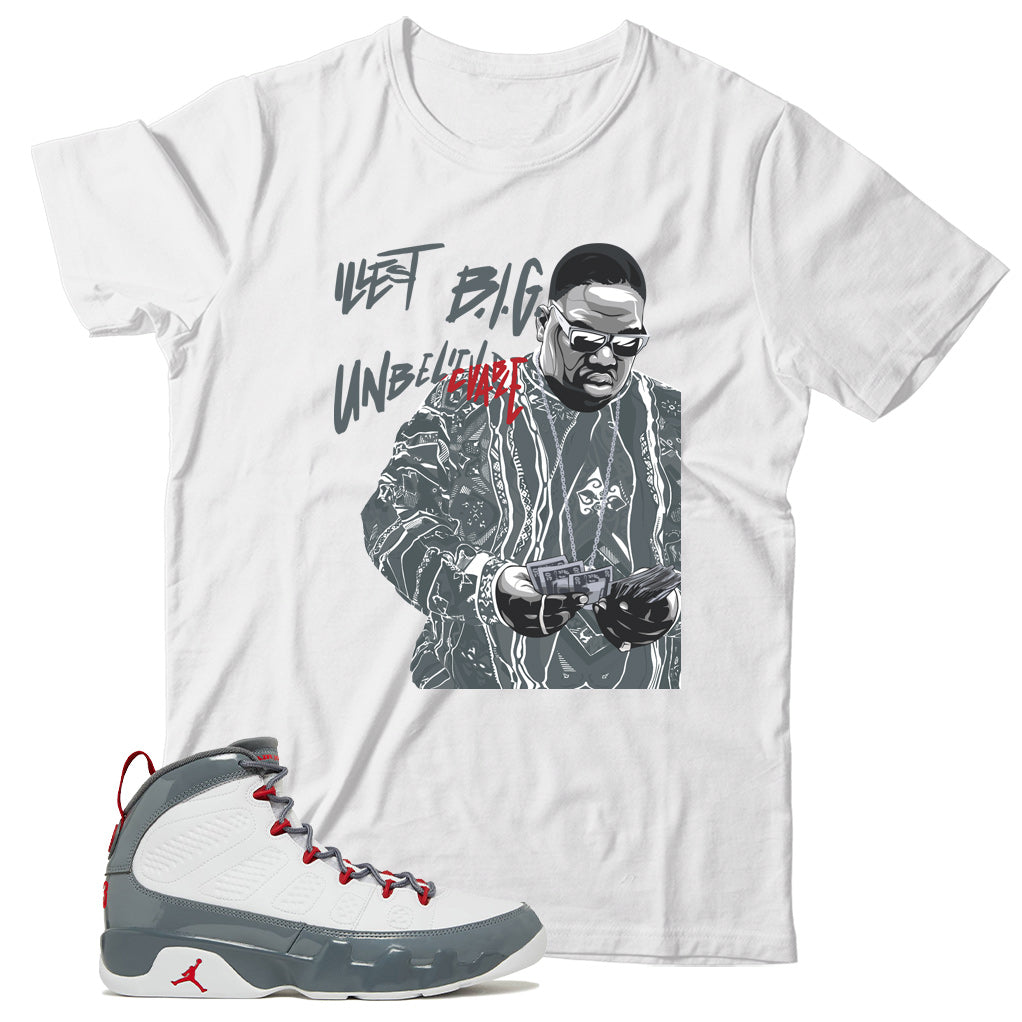 Jordan 9 Fire Red shirt