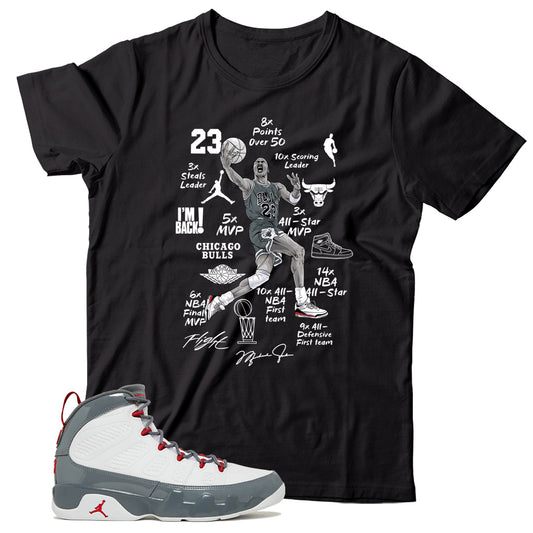 Jordan 9 Fire Red Shirt