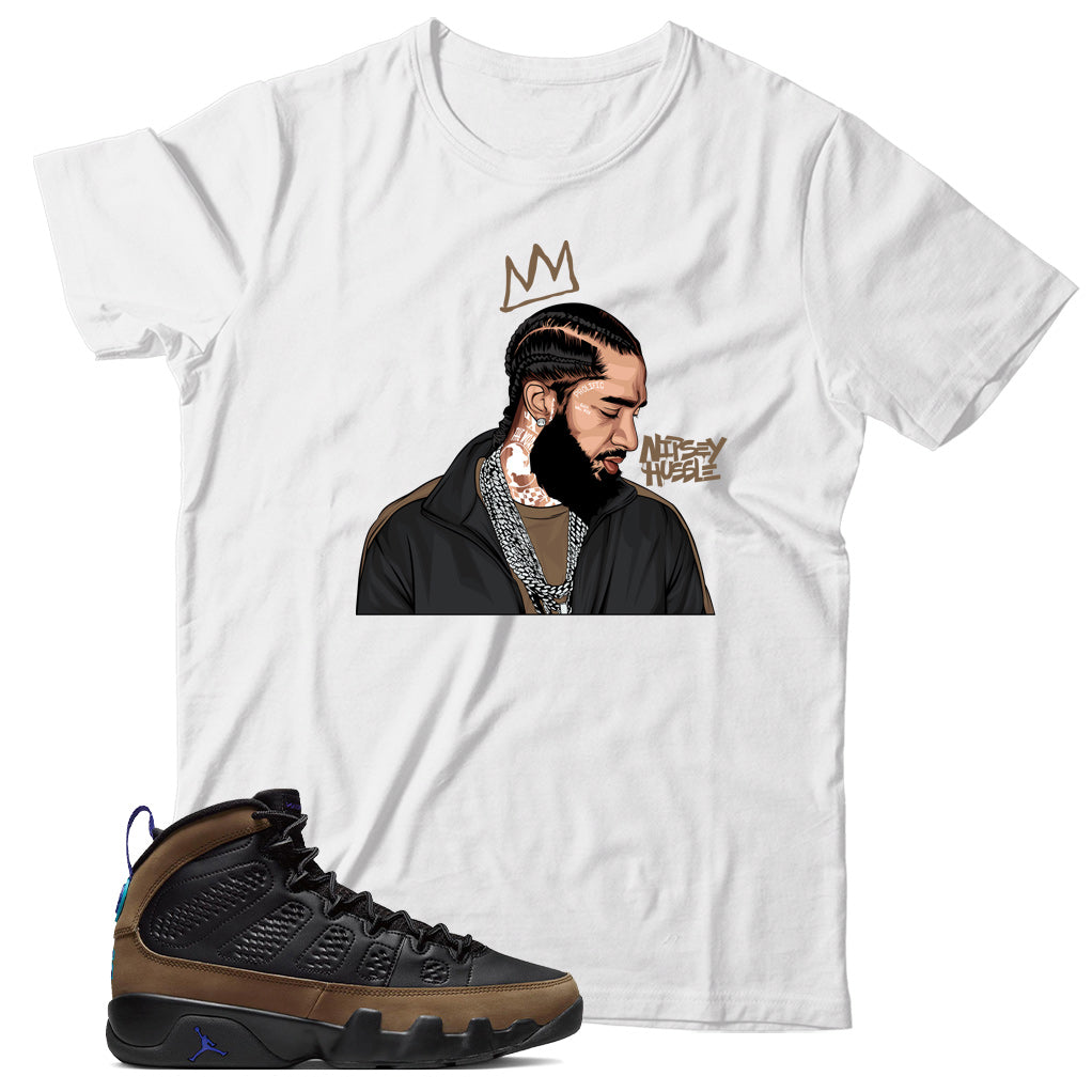 Jordan 9 Olive Concord shirt