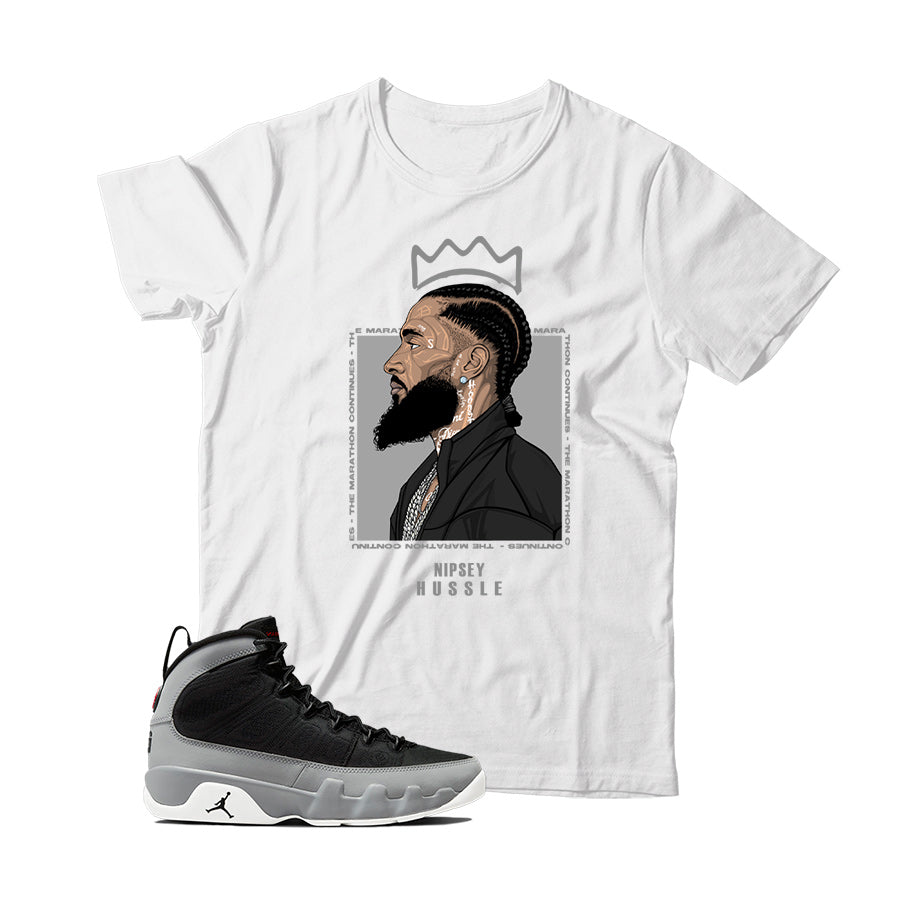 Jordan 9 Particle Grey shirt