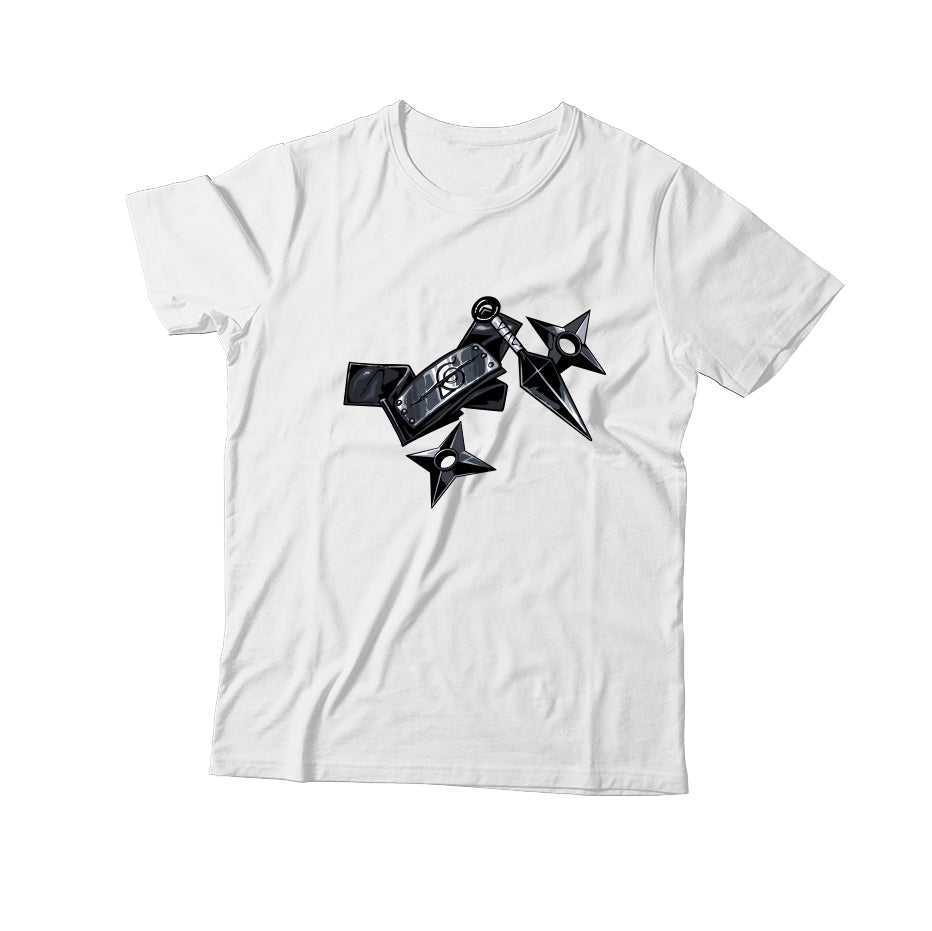 Kunai Short Sleeve Crewneck White T-Shirt