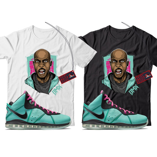 X T-Shirt Match LeBron 8 South Beach