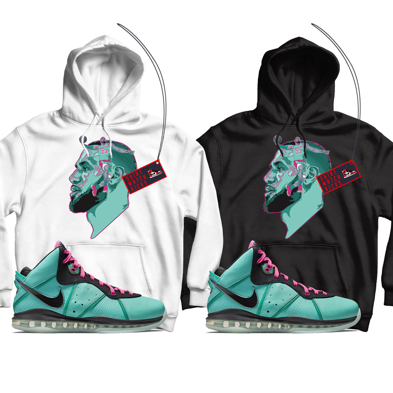 Lebron Hoodie Match LeBron 8 South Beach