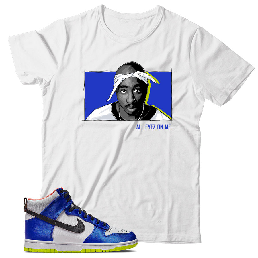 Dunk High Blue Satin shirt