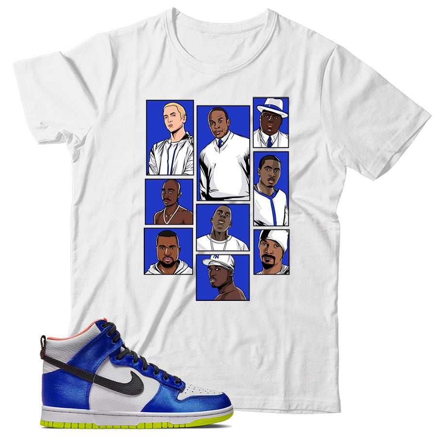 Dunk High Blue Satin shirt