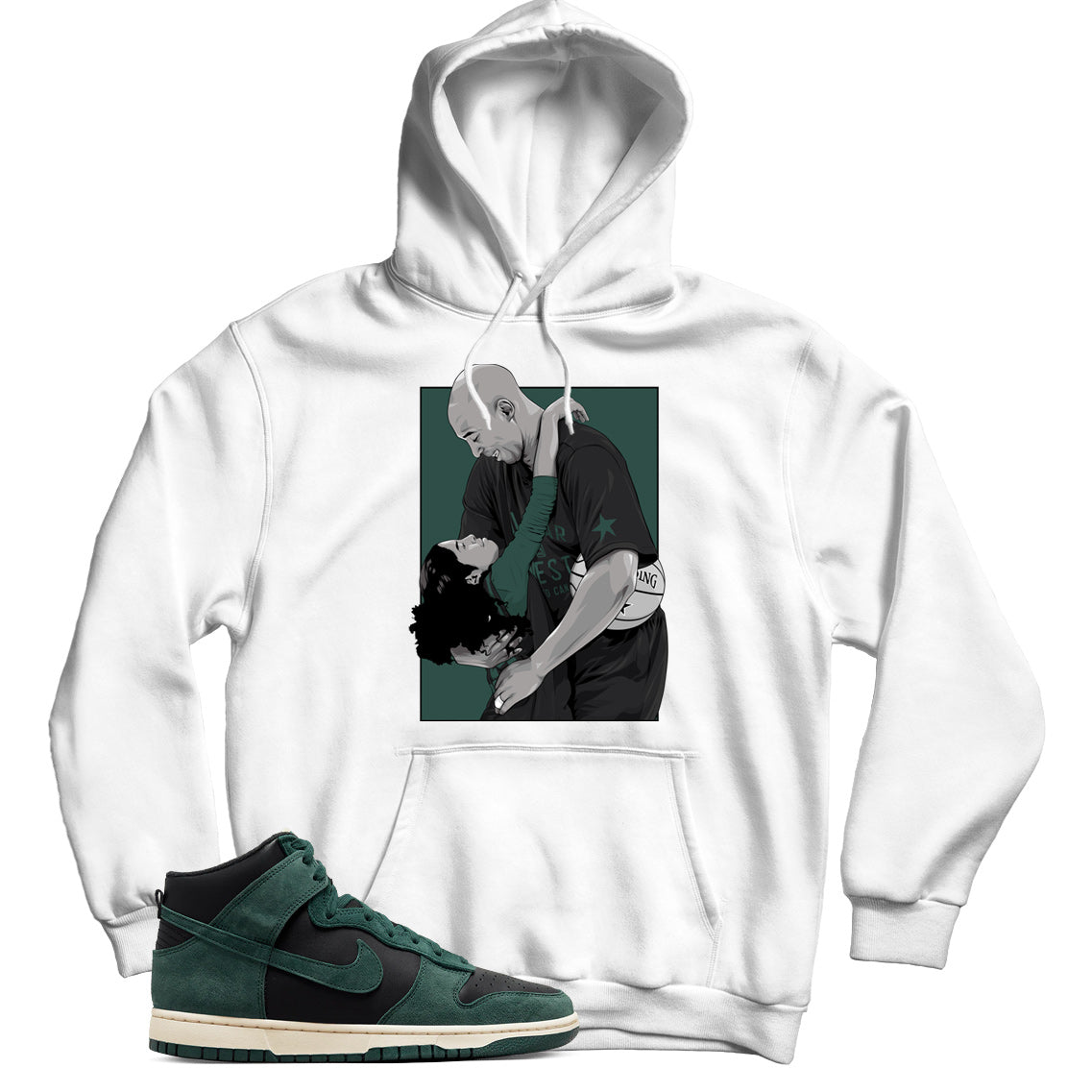 Dunk High Faded Spruce hoodie