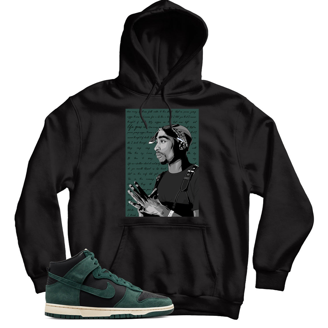 Dunk High Faded Spruce hoodie