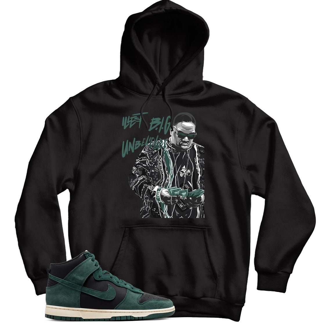 Dunk High Faded Spruce hoodie