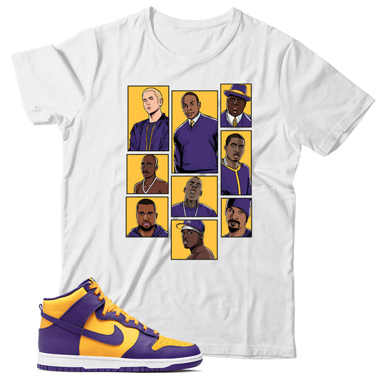 Dunk High Lakers shirt