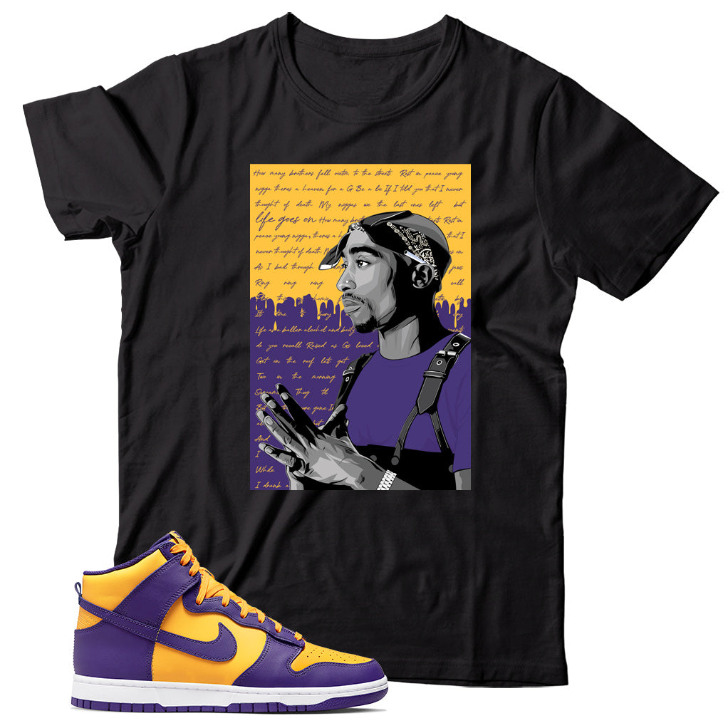 Dunk High Lakers shirt