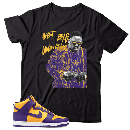 Dunk High Lakers shirt