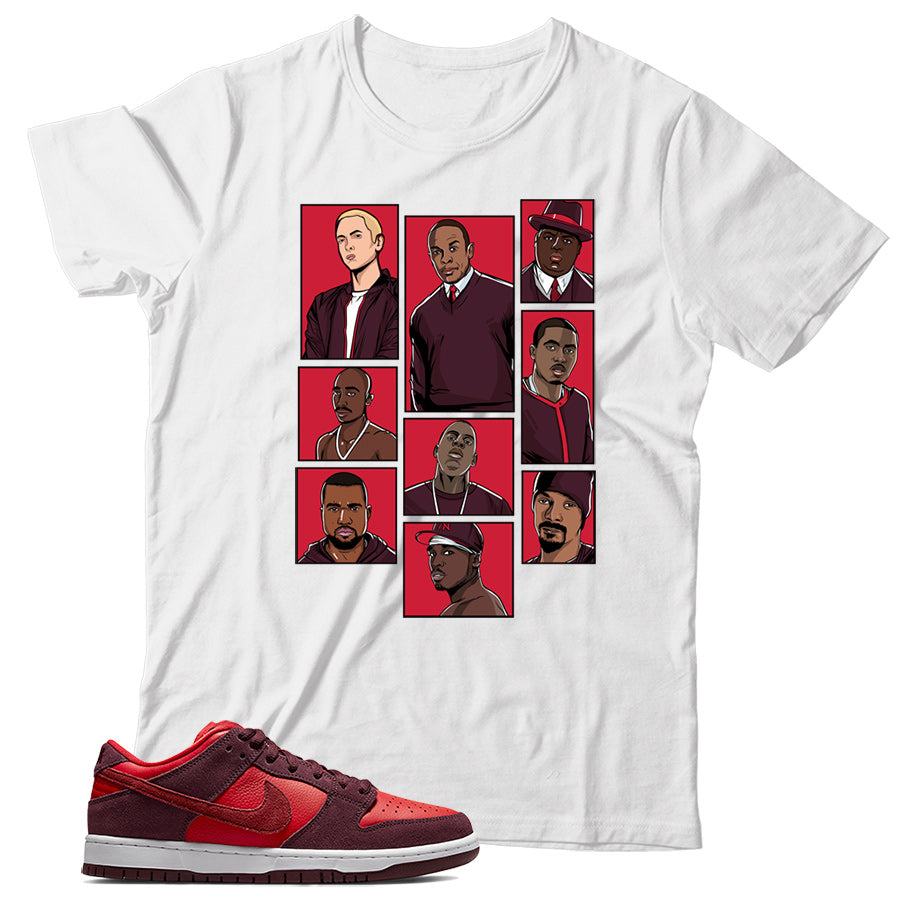 shirt match Dunk Low Cherry