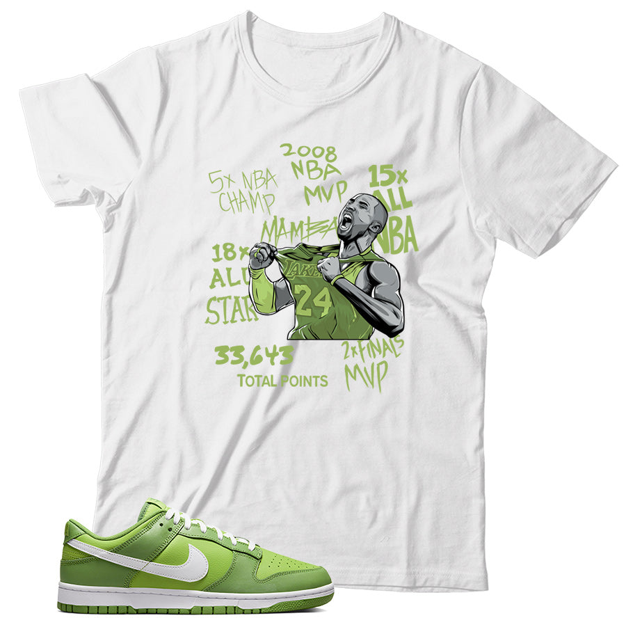 Dunk Low Chlorophyll shirt