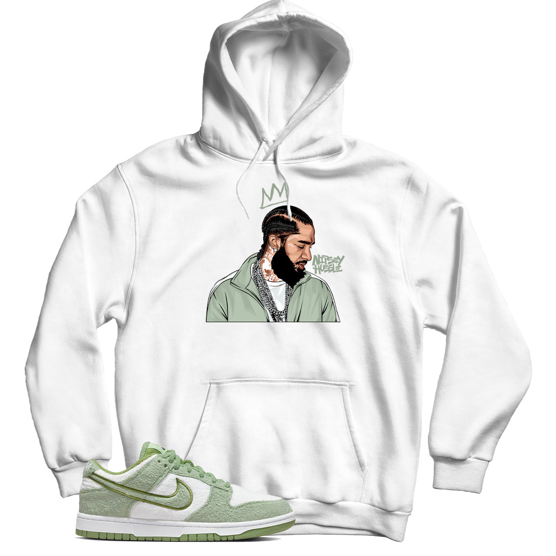 Dunk Low Honeydew hoodie