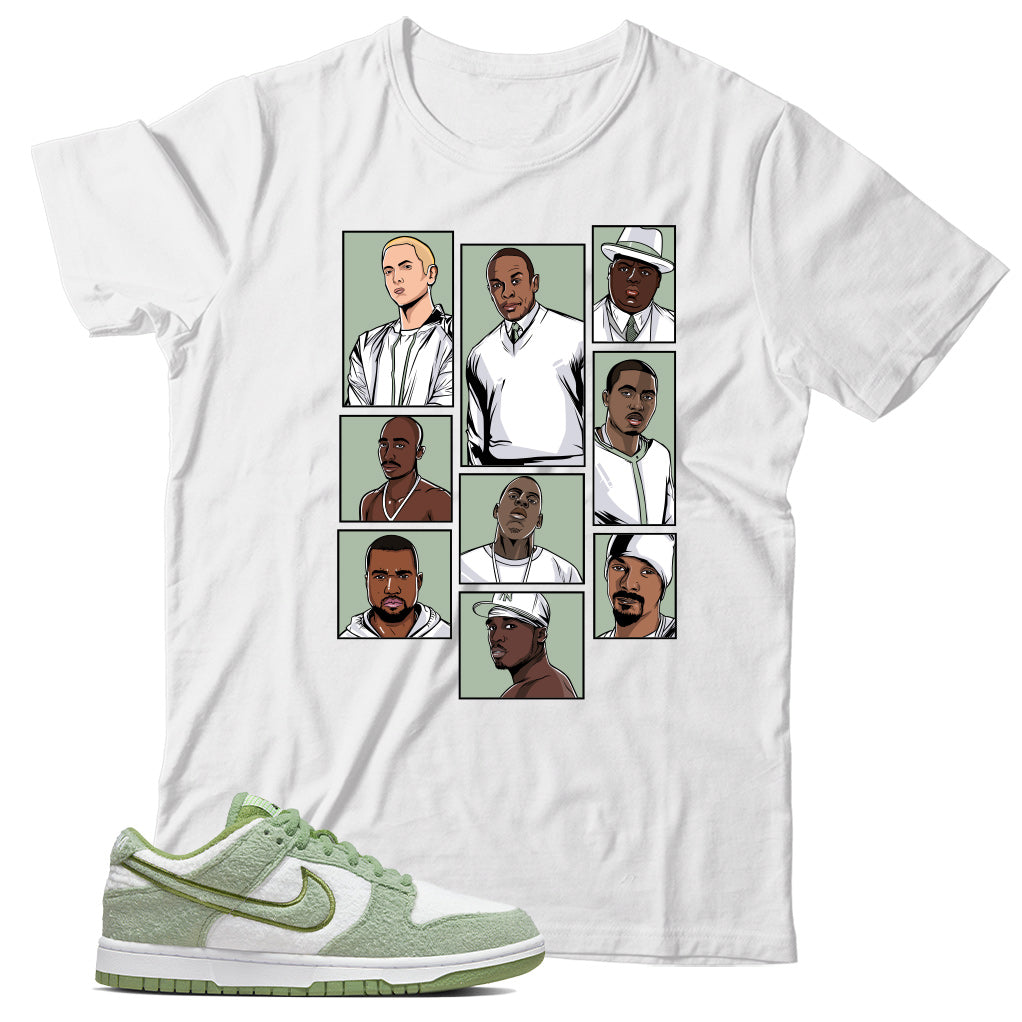 Dunk Low Honeydew shirt