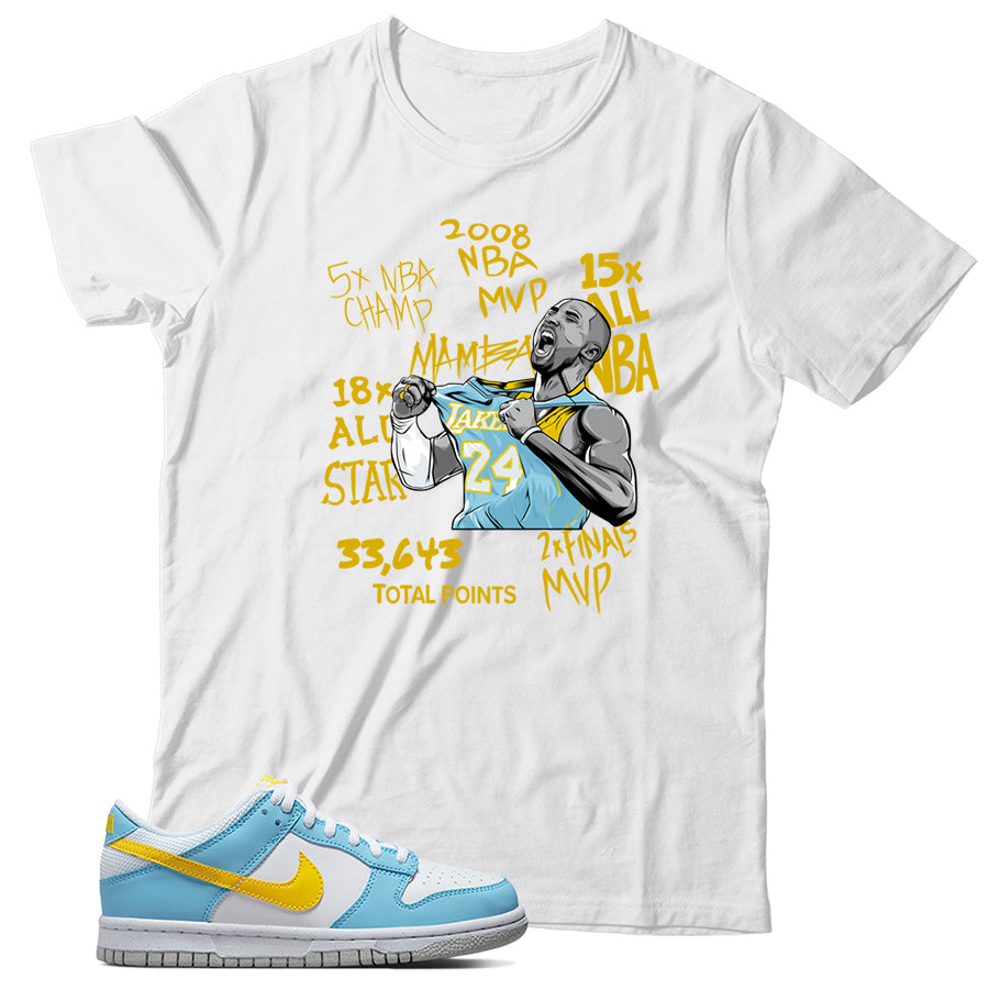 Dunk Low Blue Chill shirt