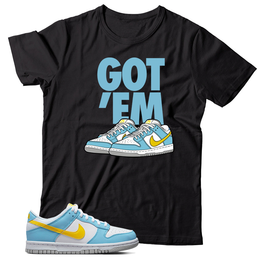 Dunk Low Homer Simpson shirt