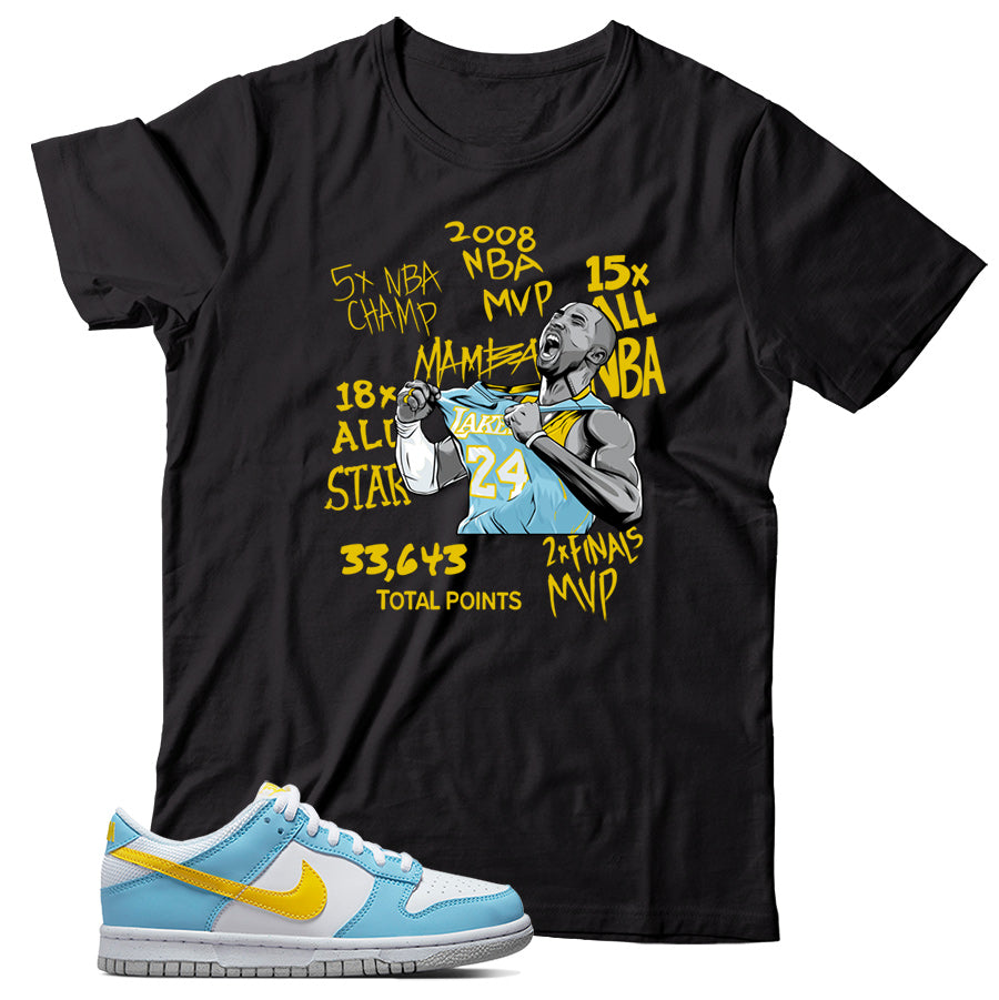 Dunk Low Blue Chill shirt