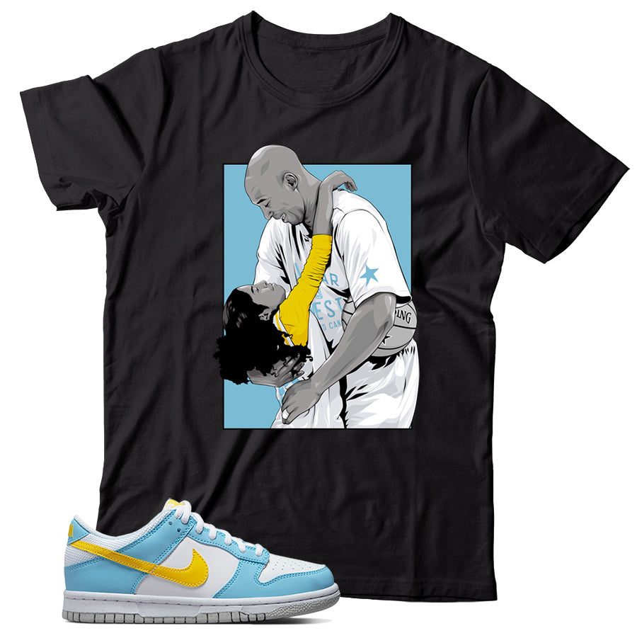 Dunk Low Blue Chill shirt