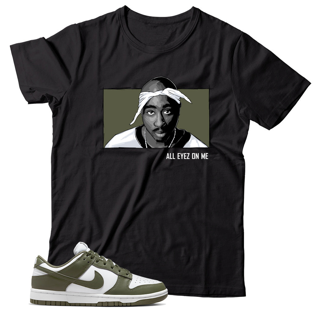 Dunk Low Medium Olive shirt